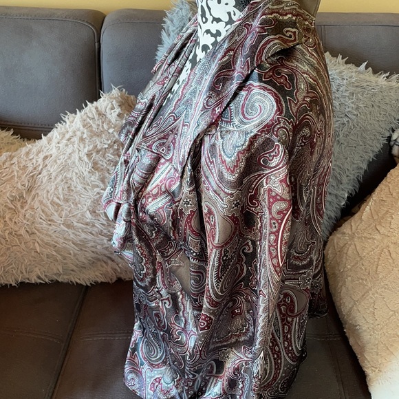 JONES NEW YORK Collection LongSleeve Blouse Size14 - Picture 6 of 9